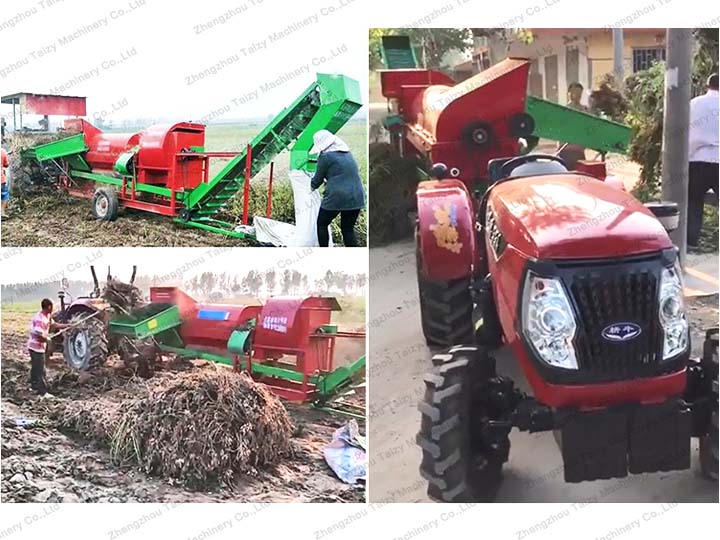 large groundnut picking machine