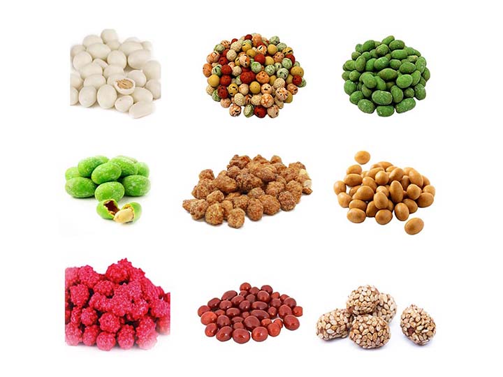 applications of peanut coating machine