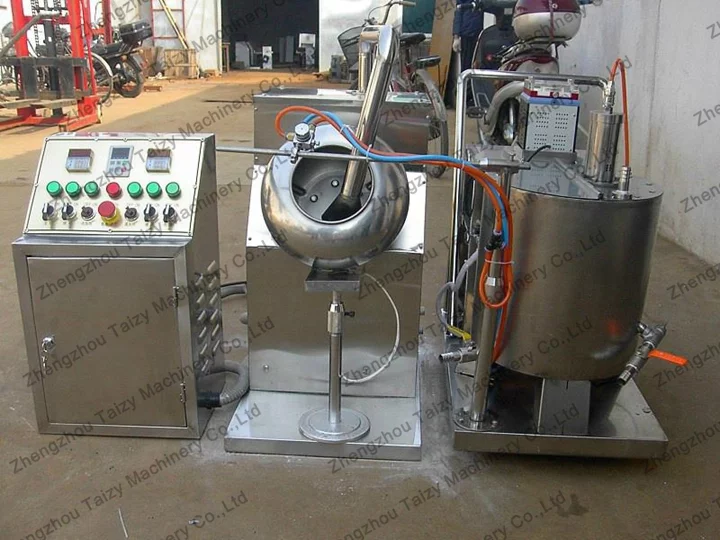 automatic groundnut coating machine